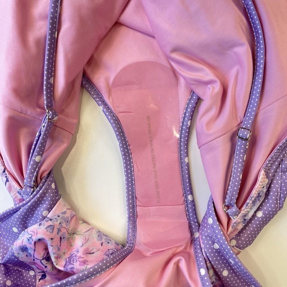 LoveShackFancy Lavender Floral One Piece Swimsuit - Picture 10 of 10